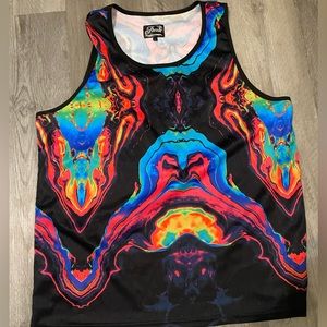 Mens colorful tank top